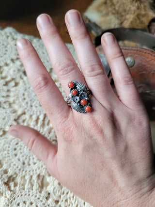 The Carrington Ring - Sz 10 - Coral