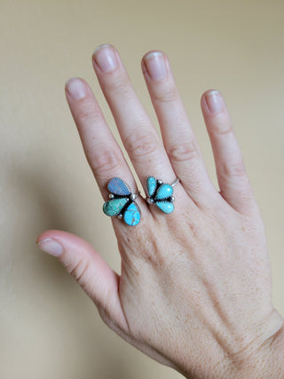 Lauren - Half Cluster Ring - Sz 6.5