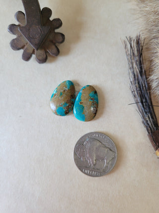 Kingman Turquoise Cab Set