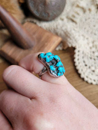 Vintage Nugget Ring -Sz 2.5 - Kingman