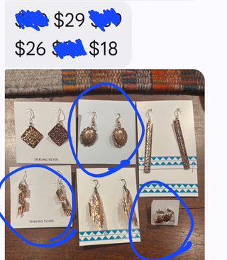 Terri - Copper Earrings x5 - Pre-Order