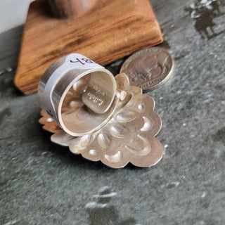 Tahe Statement Concho Ring - Adjustable