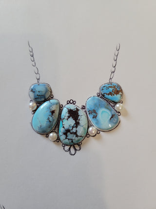 "Something Blue" Bridal Necklace