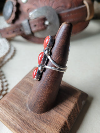 The Cimarron Ring - Sz 6.5 - Coral