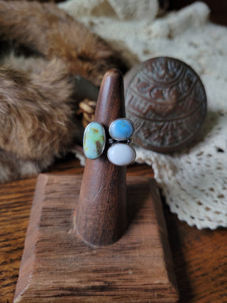 The Bailey Cluster Ring - Sz 6/Adjustable