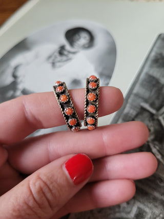 The Camille Hoops - Coral