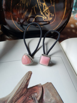 Pink Conch Hair Ties