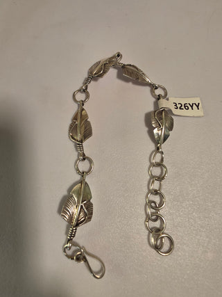 Chelle - feather bracelet