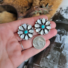 Load image into Gallery viewer, The Blue Bonnet Cluster Studs