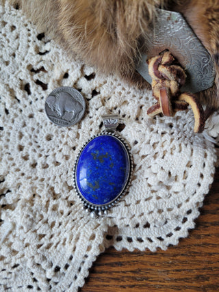 Mr Bluebird Pendant - Lapis