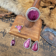 Load image into Gallery viewer, Custom Purple Spiny Studs