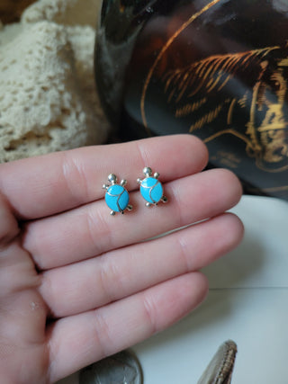 The Hazel Turtle Studs - Kingman