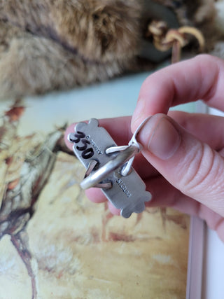 The Kuntz Bar Ring - Sz 10 - White Buffalo