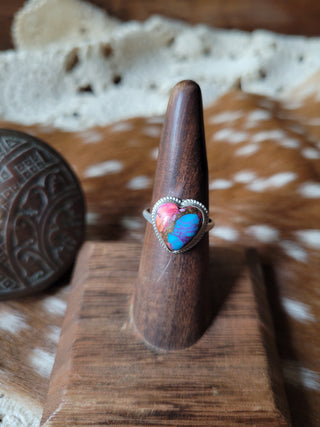 Dahlia Mojave Heart Ring - Sz 7.75