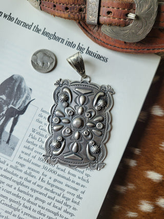 The Coyote Moon Concho Pendant