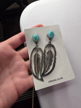 Anne - Feather earrings