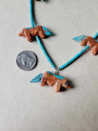 Wild Mustang Fetish Necklace - A
