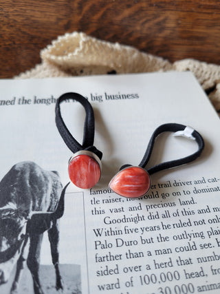 The Renfro Hair Ties - Red Spiny