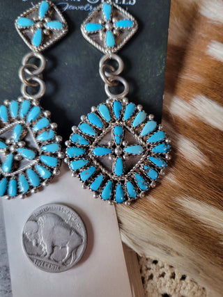 The Marigold Cluster Statement Earrings - Kingman
