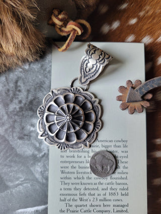The Etta Concho Statement Pendant - Leander Tahe
