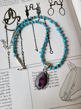 The Canyon Pendant - Purple Spiny