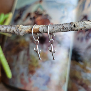 The Saguaro Huggie Hoops