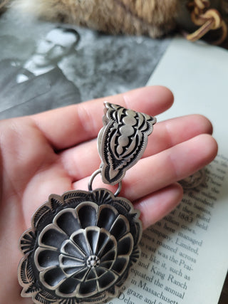 The Etta Concho Statement Pendant - Leander Tahe