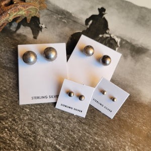 Silver Pearl Studs