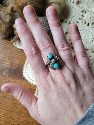 The Kate Ring - Kingman - Sz 8 - Vintage