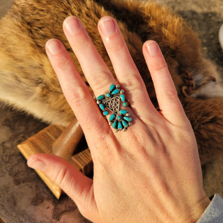 Vintage Thunderbird Ring - Sz