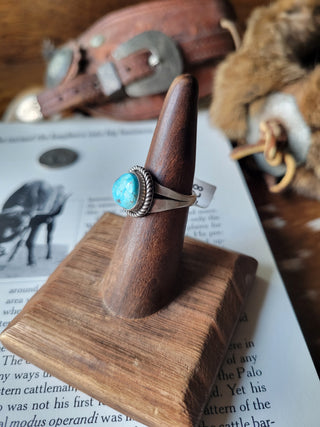 The Prairie Rose Ring - Sz 6.5 - White Water
