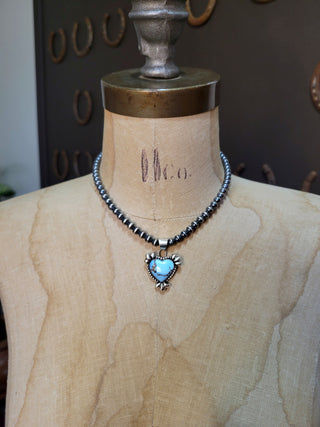 Golden Hills Heart Pendant