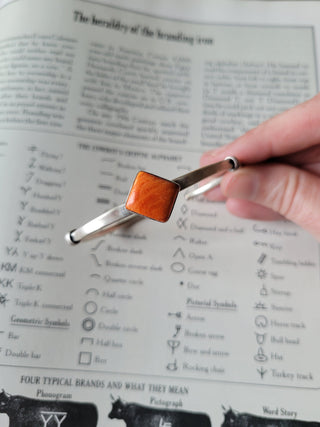 The Jasmine Cuff - Orange Spiny Oyster