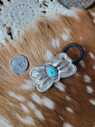 The Rowan Bowtie Concho Hair Tie - #2