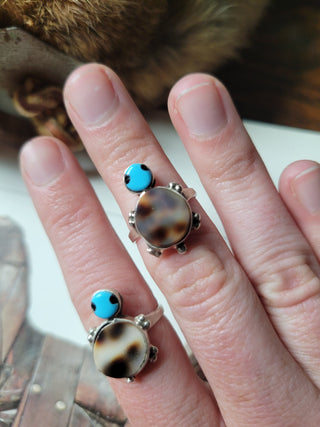 The Kathryn Turtle Rings - Sz 6