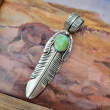 Load image into Gallery viewer, The Kendall Feather Pendant