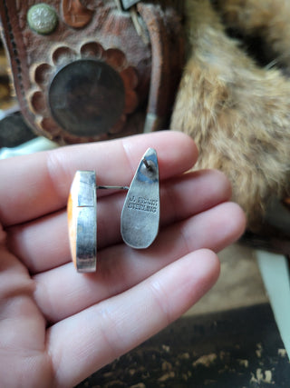 The Chandler Studs - Orange Spiny Oyster