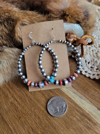 The Kayla Pearl Hoops