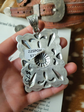 The Desert Bloom Concho Pendant