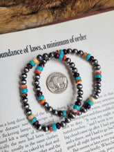 Load image into Gallery viewer, The Shirley Pearl Bracelet - Spiny x Turquoise 6mm