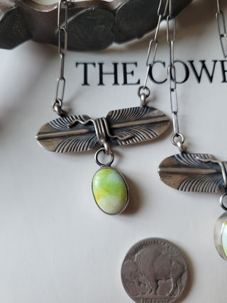 The Caroline Feather Necklace - Palomino