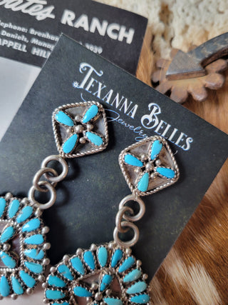 The Marigold Cluster Statement Earrings - Kingman
