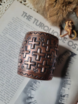 The Sedona Statement Cuff - Copper