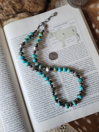 The Blue Mesa Dime Pearl Necklace - Royston