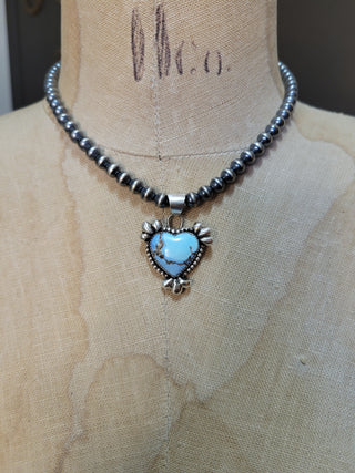 Golden Hills Heart Pendant