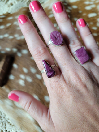 The Lainey Rings - Purple Spiny