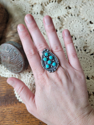 The Madeline Ring - Kingman - Sz 8.75