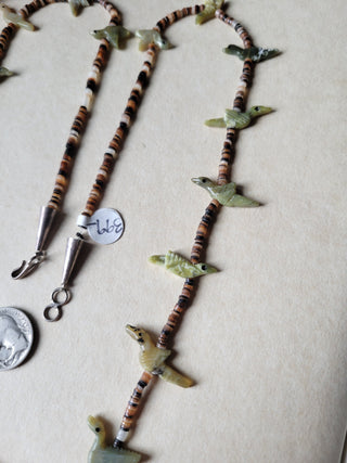 The Serpentine Bird Fetish Necklace - Vintage