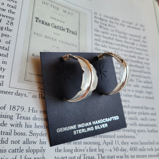 Feather Hoops - 1.25"