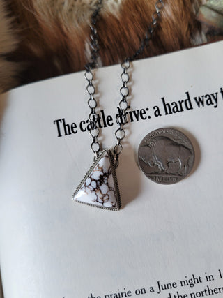 The Iris Triangle Necklace - Wild Horse